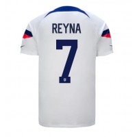 Förenta staterna Giovanni Reyna #7 Replika Hemmatröja VM 2022 Kortärmad
